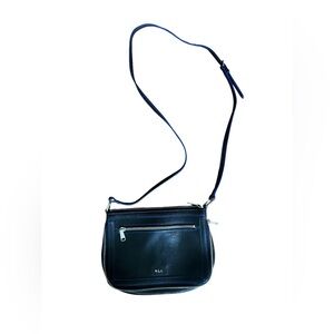 Lauren Ralph Lauren crossbody zipper bag black and‎ blue